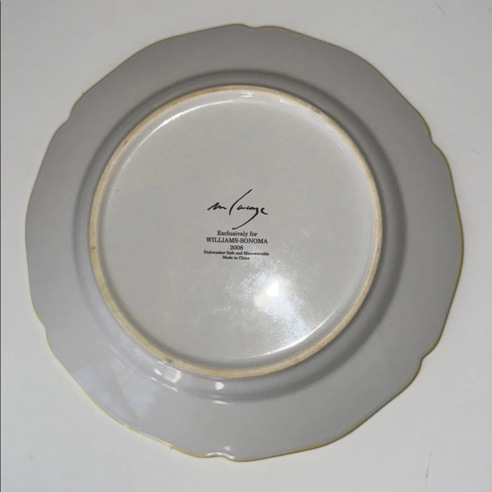 Marc Lacaze William Sonoma Butterfly Plates 2008